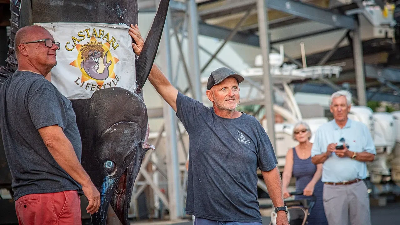 Massachusetts anglers haul 1,260-pound Atlantic blue marlin, near world record