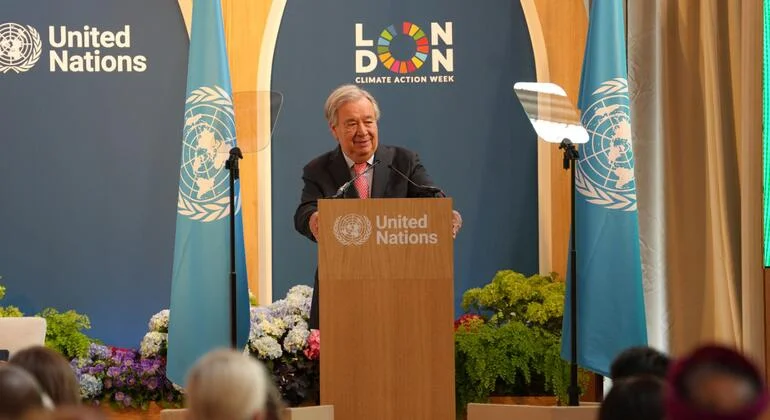 UN chief unveils seven-point blueprint for a rapid, fair clean-energy shift