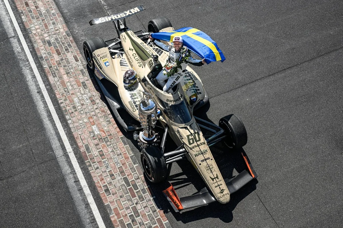 Rosenqvist edges Malukas in Indy 500’s closest finish