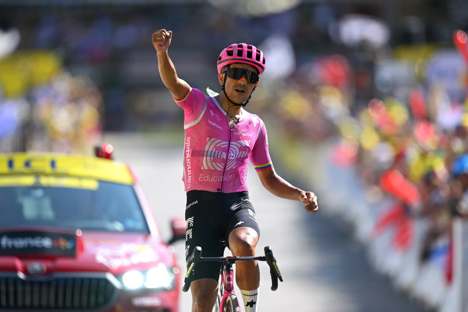 Carapaz Delivers a Breakaway Triumph for EF Education at Tour Stage 18