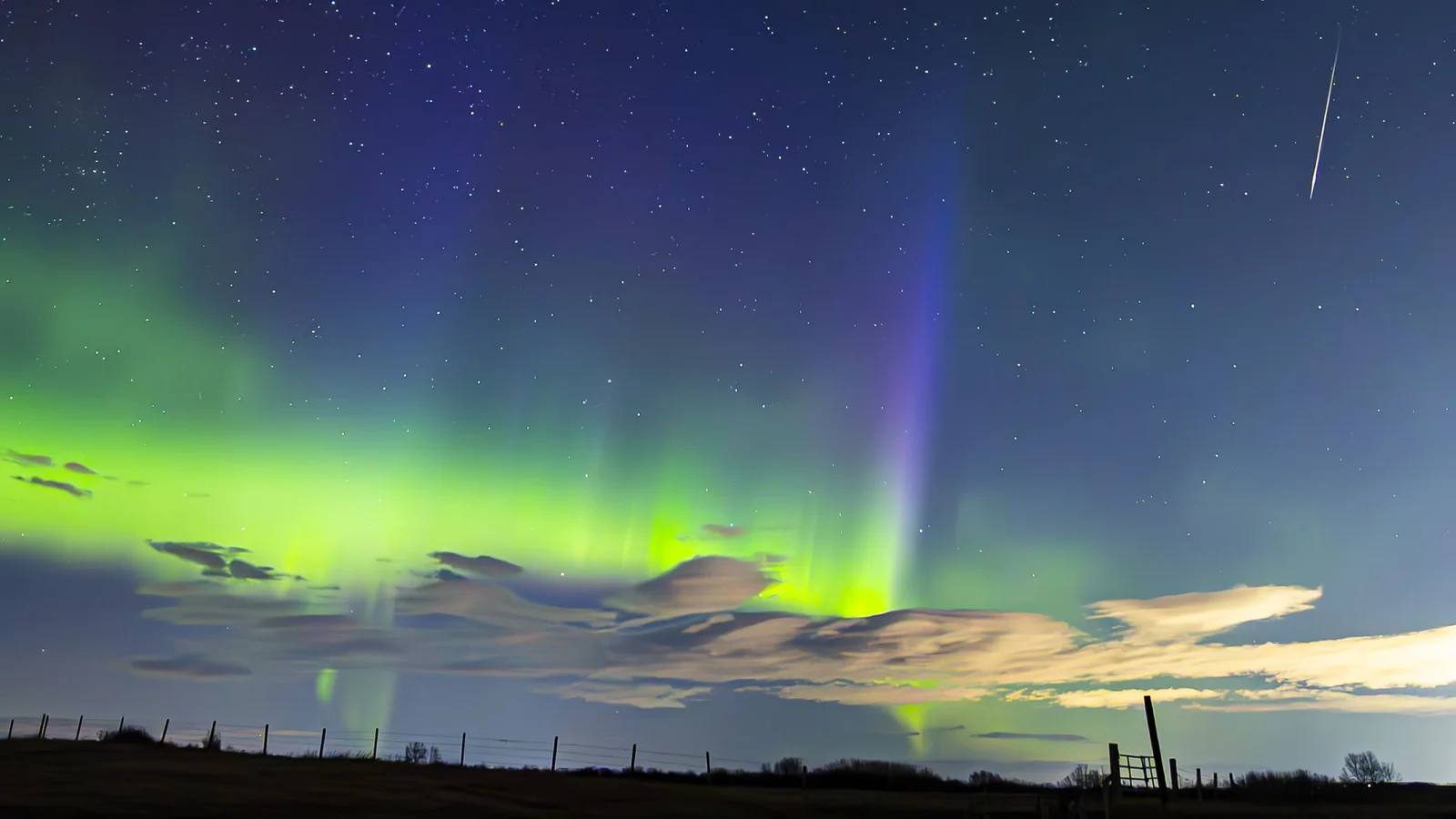 Earth-and-space captures showcase the 2026 Lyrid meteor shower