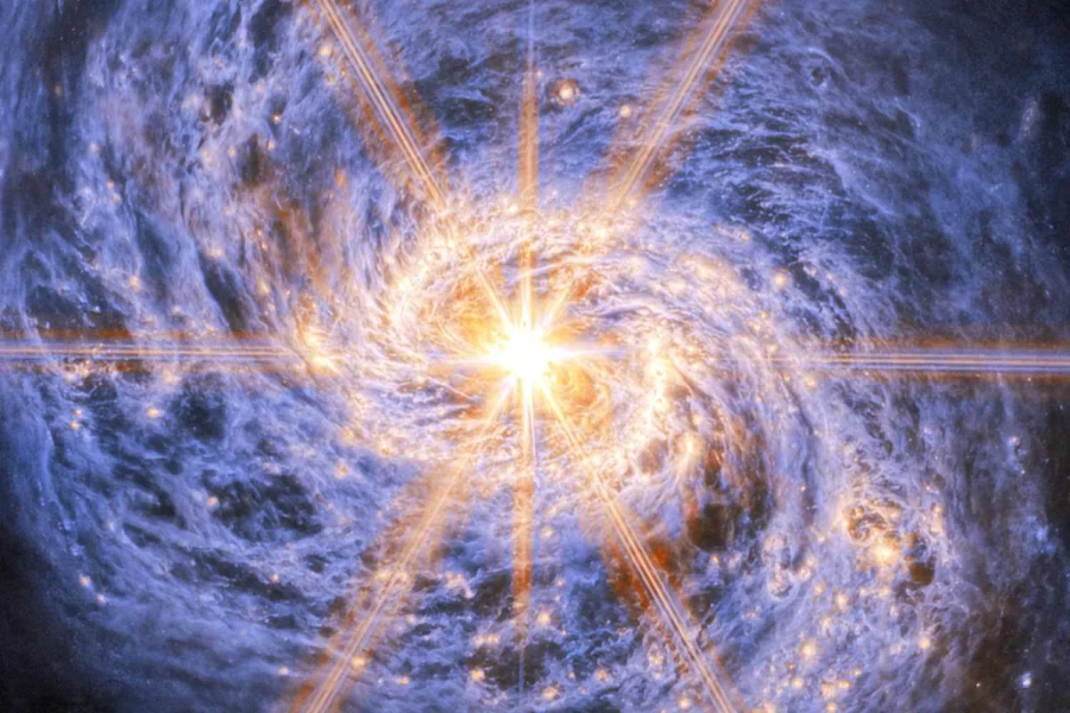Webb Telescope Unveils Stunning Spiral Galaxy 45 Million Light-Years Away
