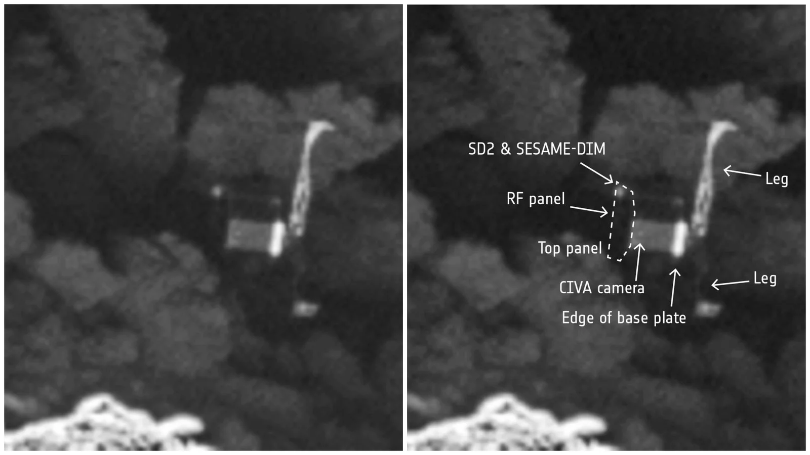 Philae Found: Rosetta Discovers Long-Lost Lander on Comet 67P