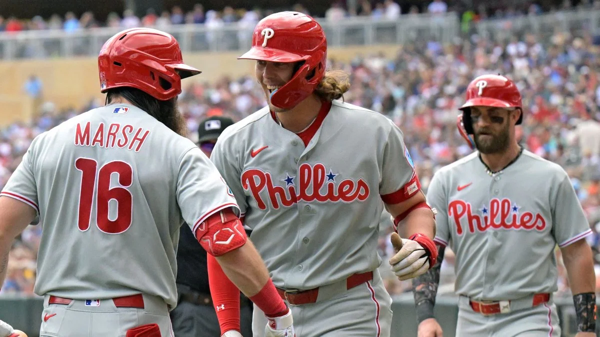 Phillies rally from 5-0 deficit to beat Twins 7-5 on Bohm's big night