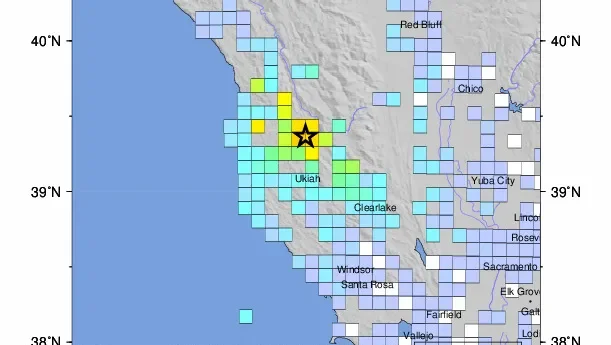 Northern California shaken by 5.6-magnitude quake near Redwood Valley