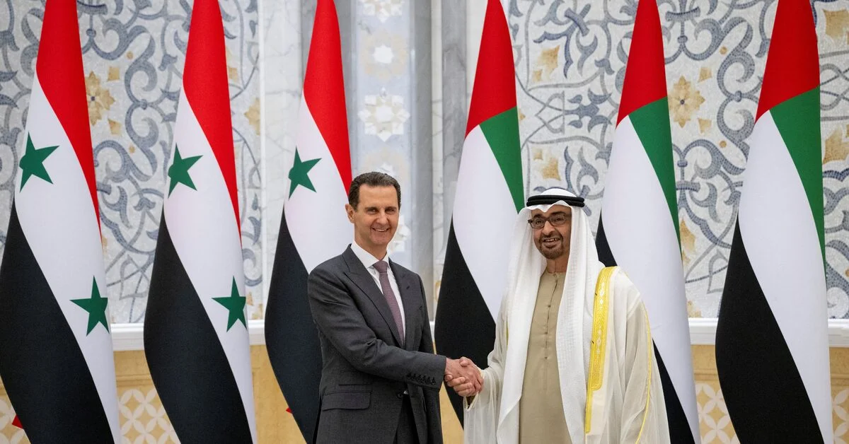 Syria's Assad makes official visit to UAE.