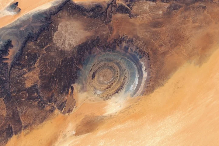 The Sahara's Eye Unveiled: A Landsat View of the Richat Structure