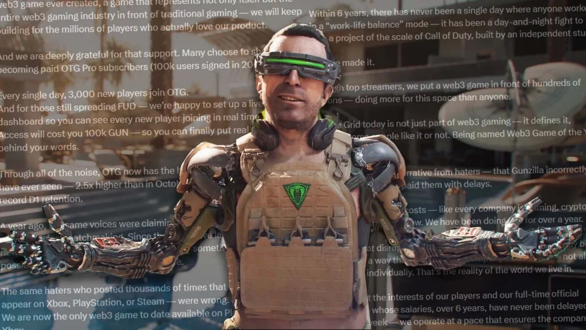 Gunzilla CEO Denies Pay Delays, Praises Crunch, Teases Data Sale in Crypto