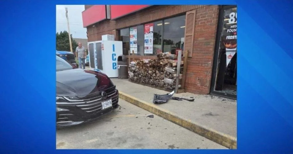 Pedal mishap sends car into Macon Casey's front door