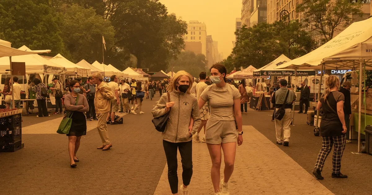 Wildfire Smoke Forces Business Closures and Event Cancellations in Northeastern US Cities.