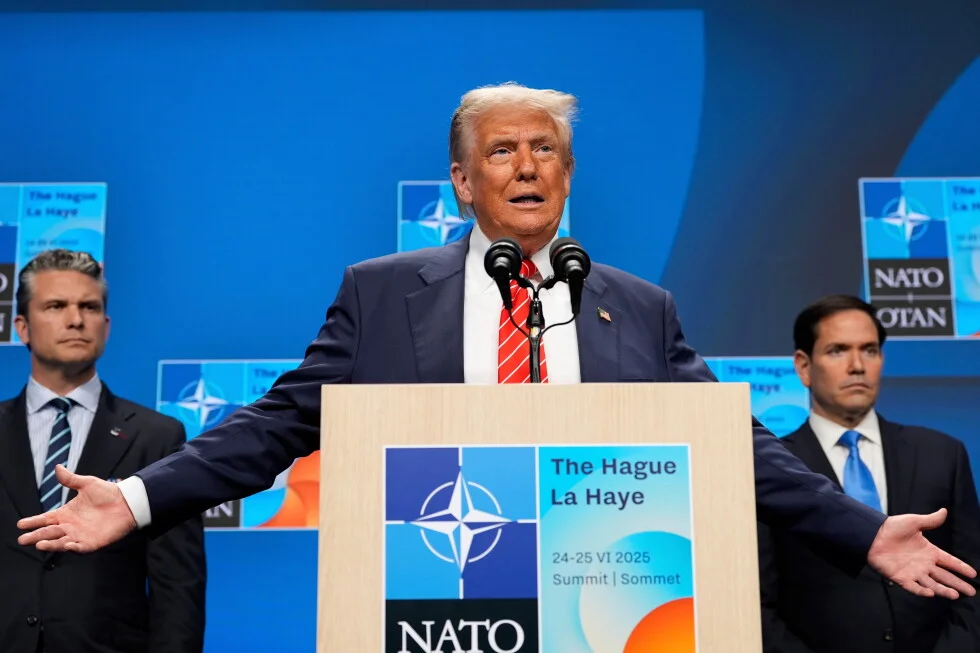 Trump presses NATO spending pledges on Turkey trip
