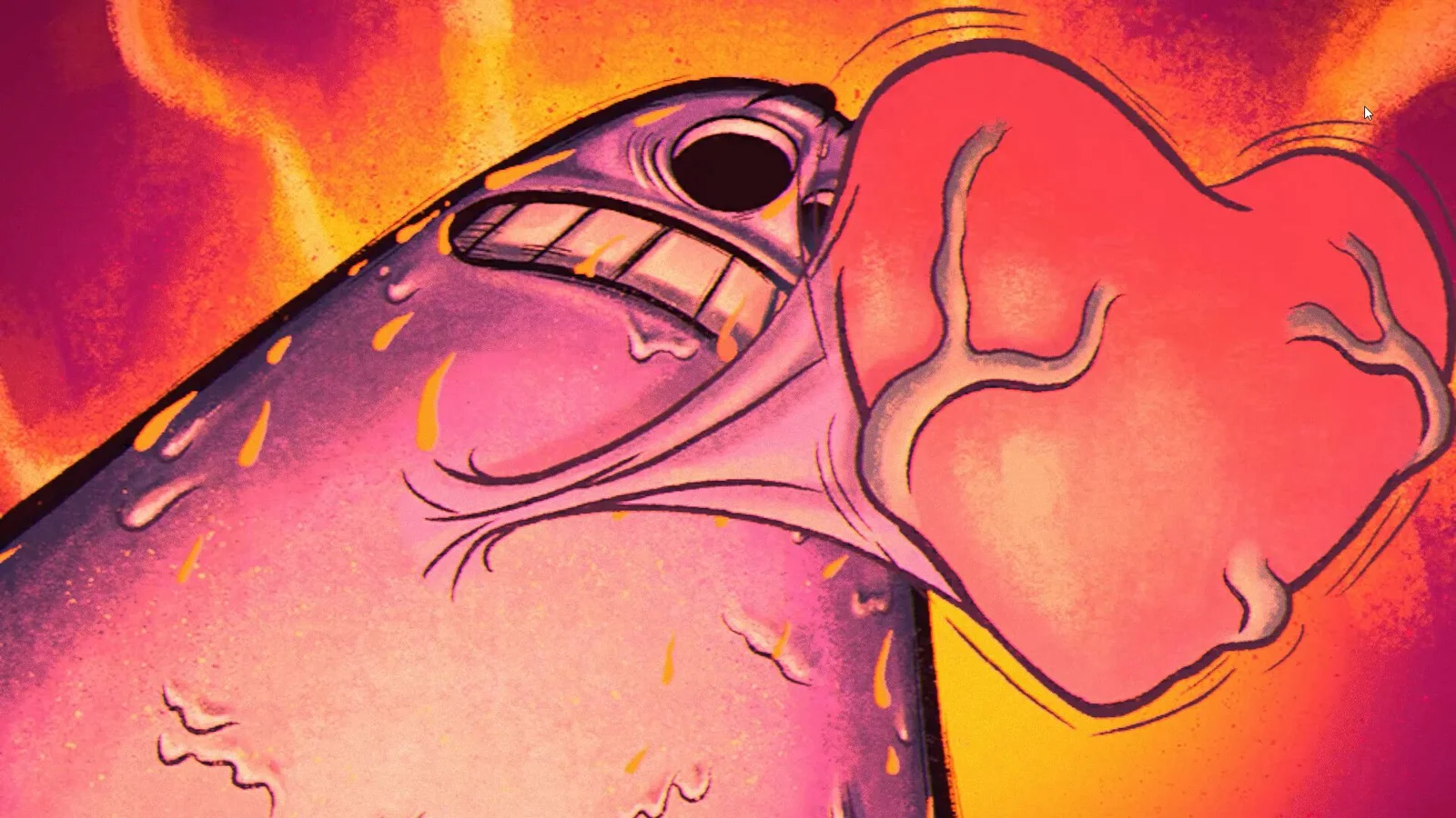 Inside a sickly host, a hand-drawn metroidvania channels retro cartoon horror