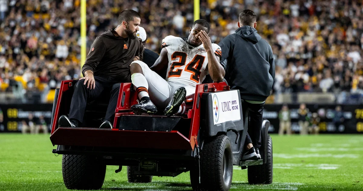 "Browns' Nick Chubb's Season Ends with Severe Knee Injury"