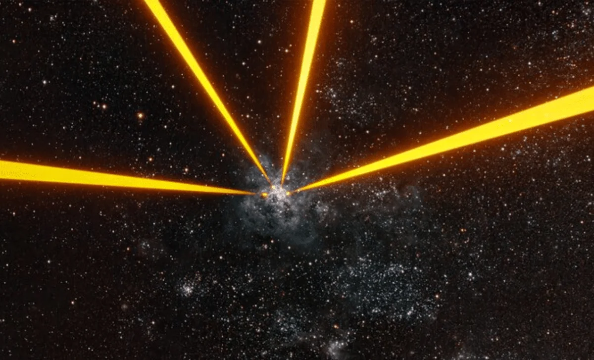 Four Laser Beacons Sharpen Our View of the Cosmos from Earth