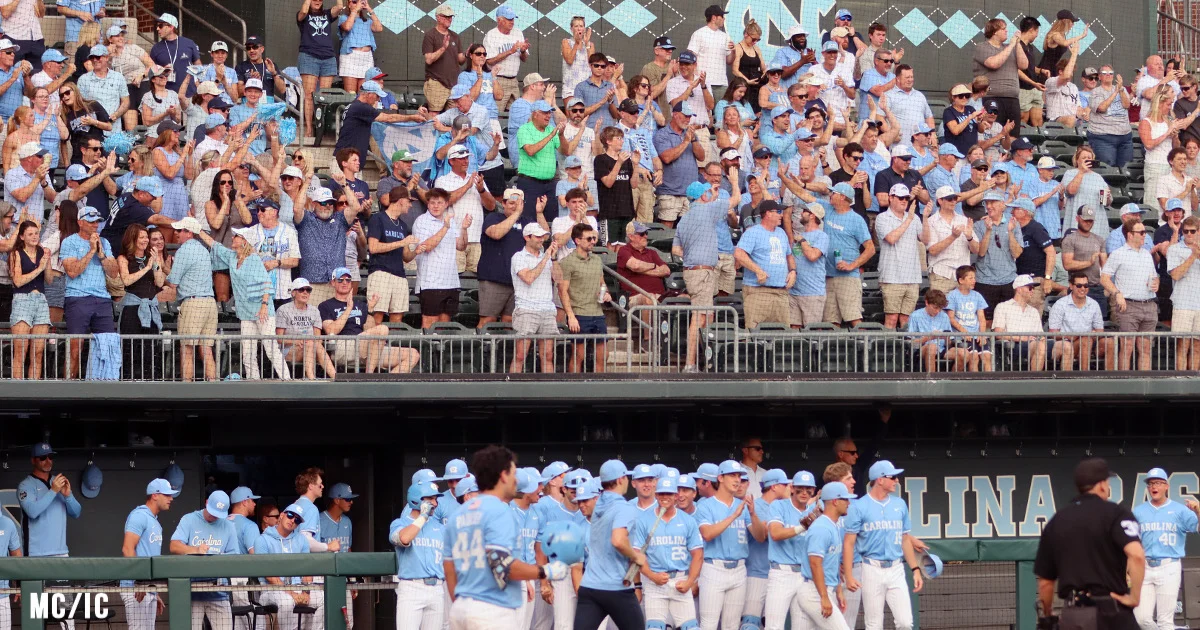 Record crowd fuels UNC over No. 2 Georgia Tech in Boshamer series