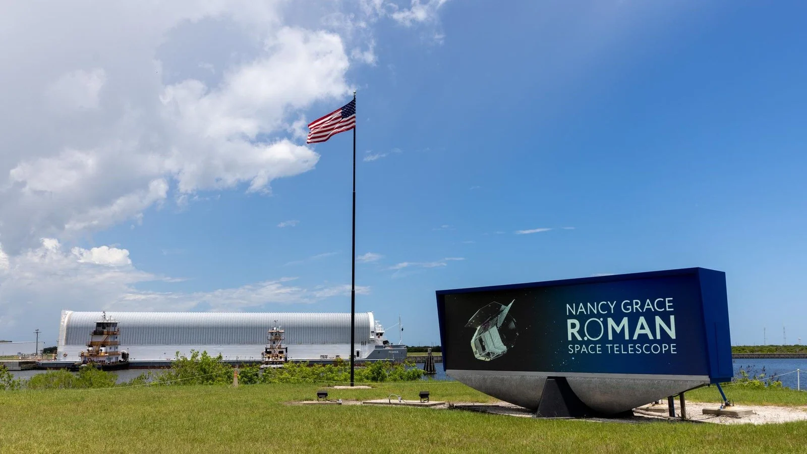 NASA's Nancy Grace Roman Space Telescope arrives at Kennedy Space Center ahead of Falcon Heavy launch