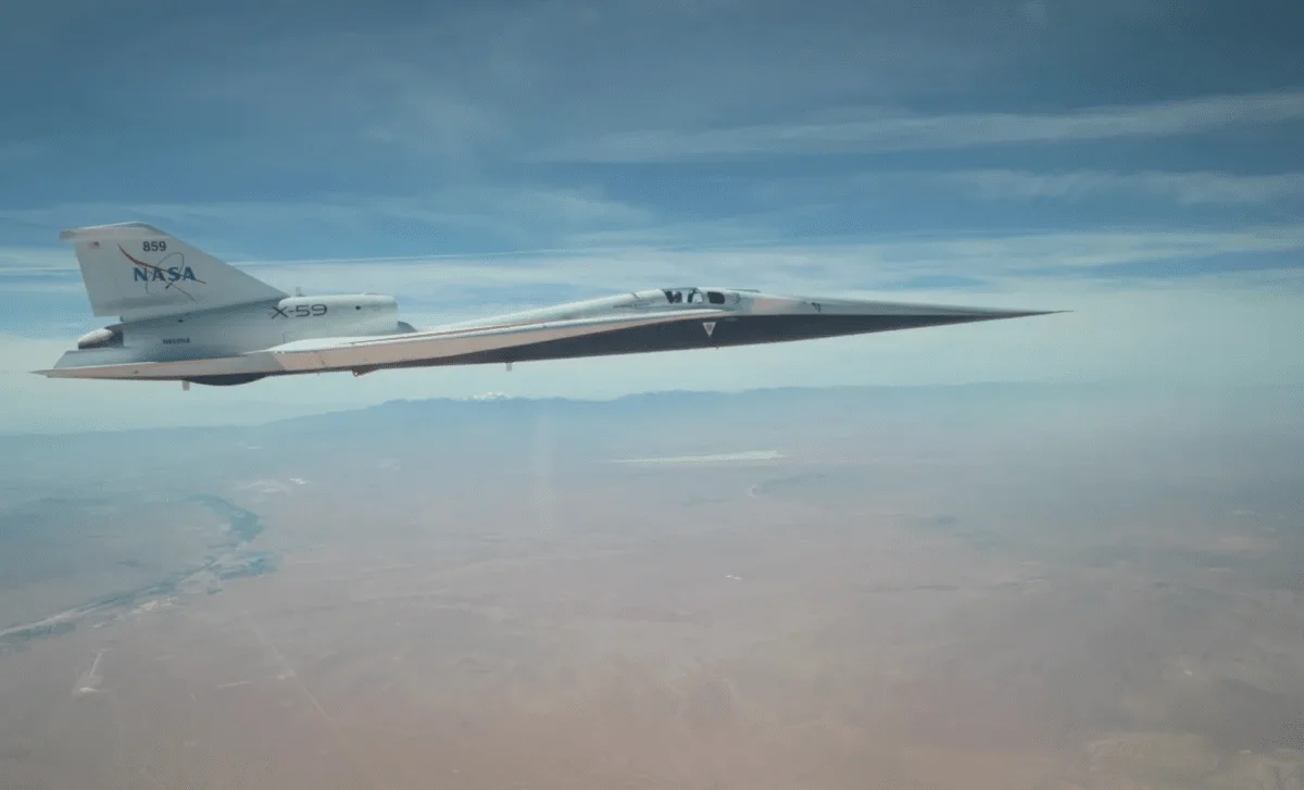 NASA’s X-59 Reaches Wheels-Up Milestone on Quiet Supersonic Quest