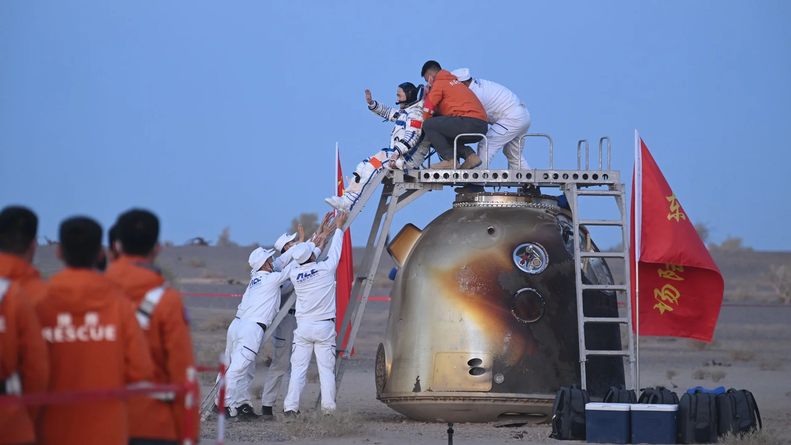 China's Shenzhou 21 returns from Tiangong after record-long mission and capsule swap