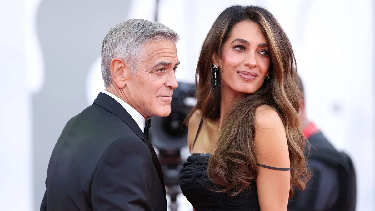 Amal Clooney Steals the Spotlight at Venice, Sharing a Sweet Moment with George