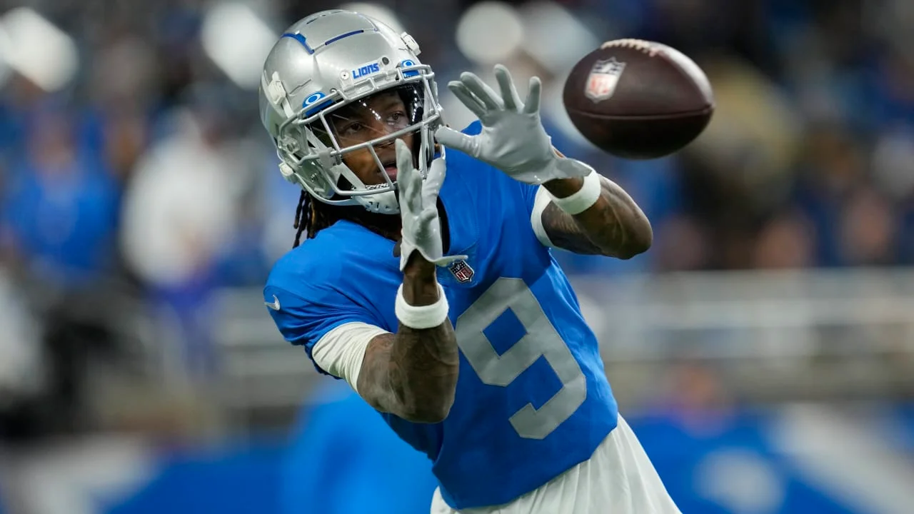 Jameson Williams impresses Lions coach and Calvin Johnson in Year 2.