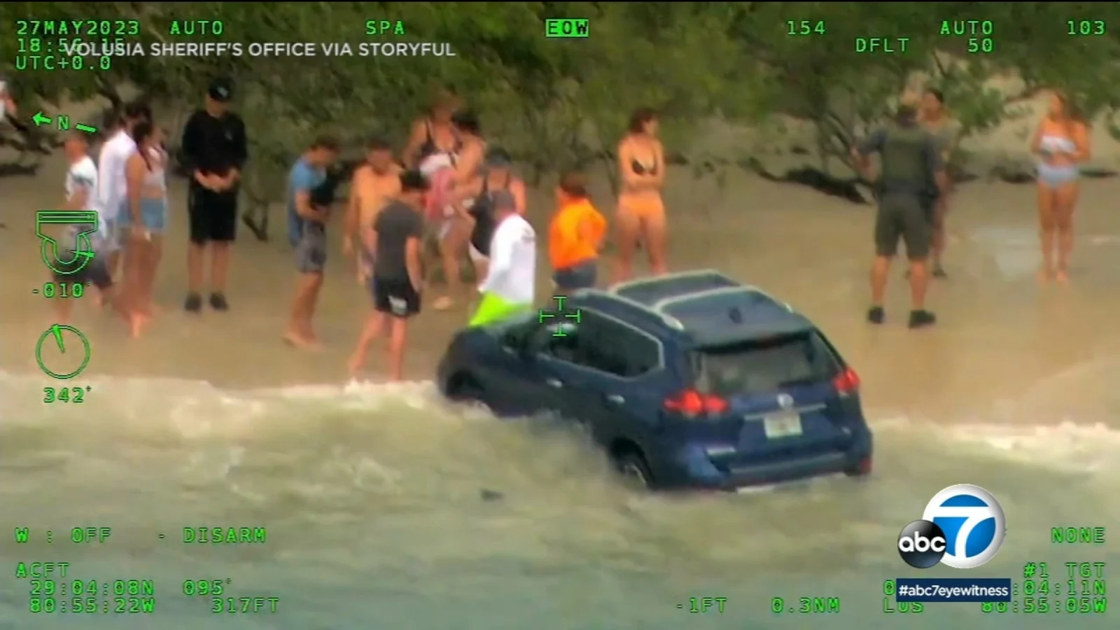 DUI Driver Plows Vehicle into Ocean at Smyrna Dunes Park