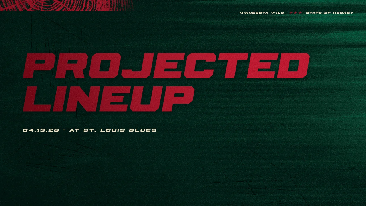 Wild's Final Road Test vs Blues: Projected Lineup Set for Playoffs Push