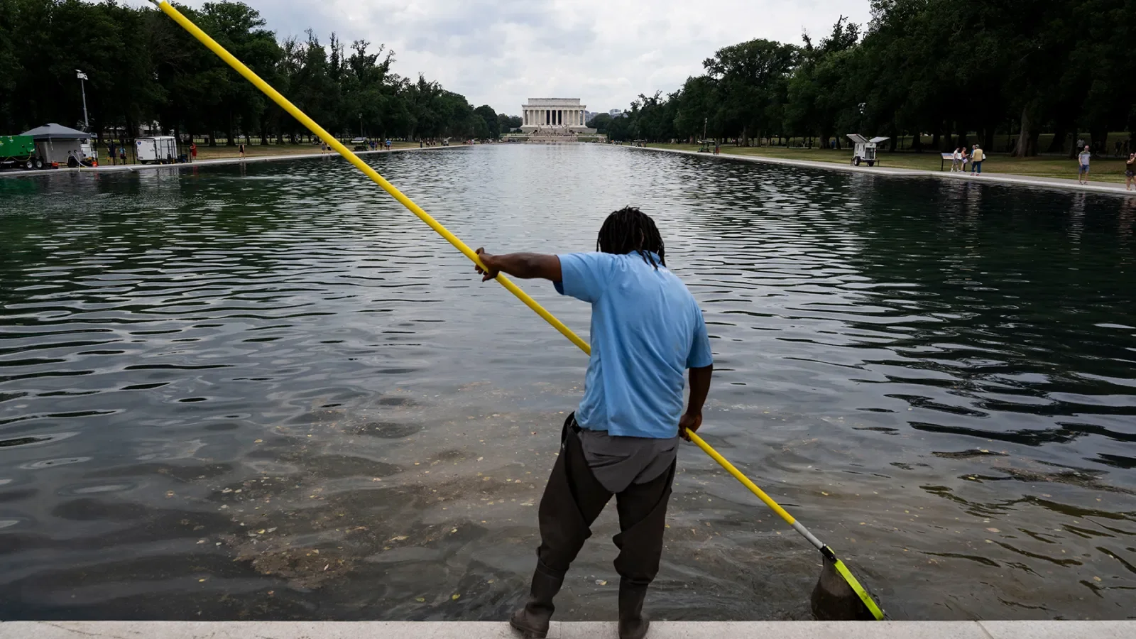 New Park Service Docs Undercut Trump’s Reflecting Pool Sabotage Claim