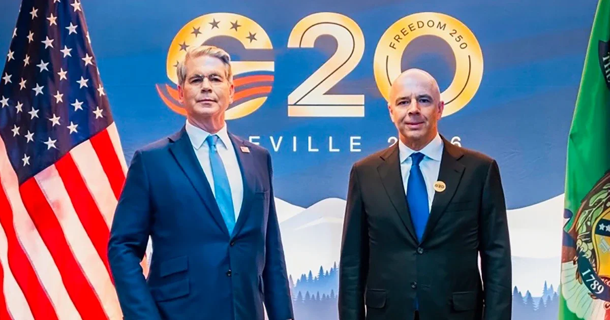 Sanctioned Russian finance minister sparks friction at US-hosted G20