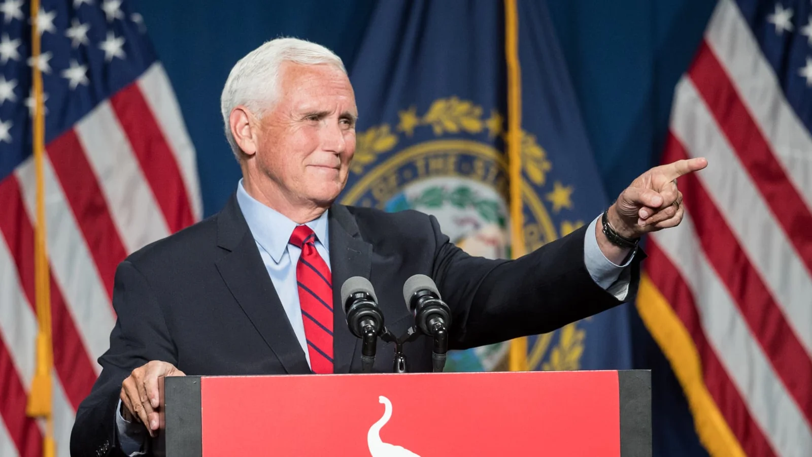 Pence sets up clash with Trump in 2024 presidential race.