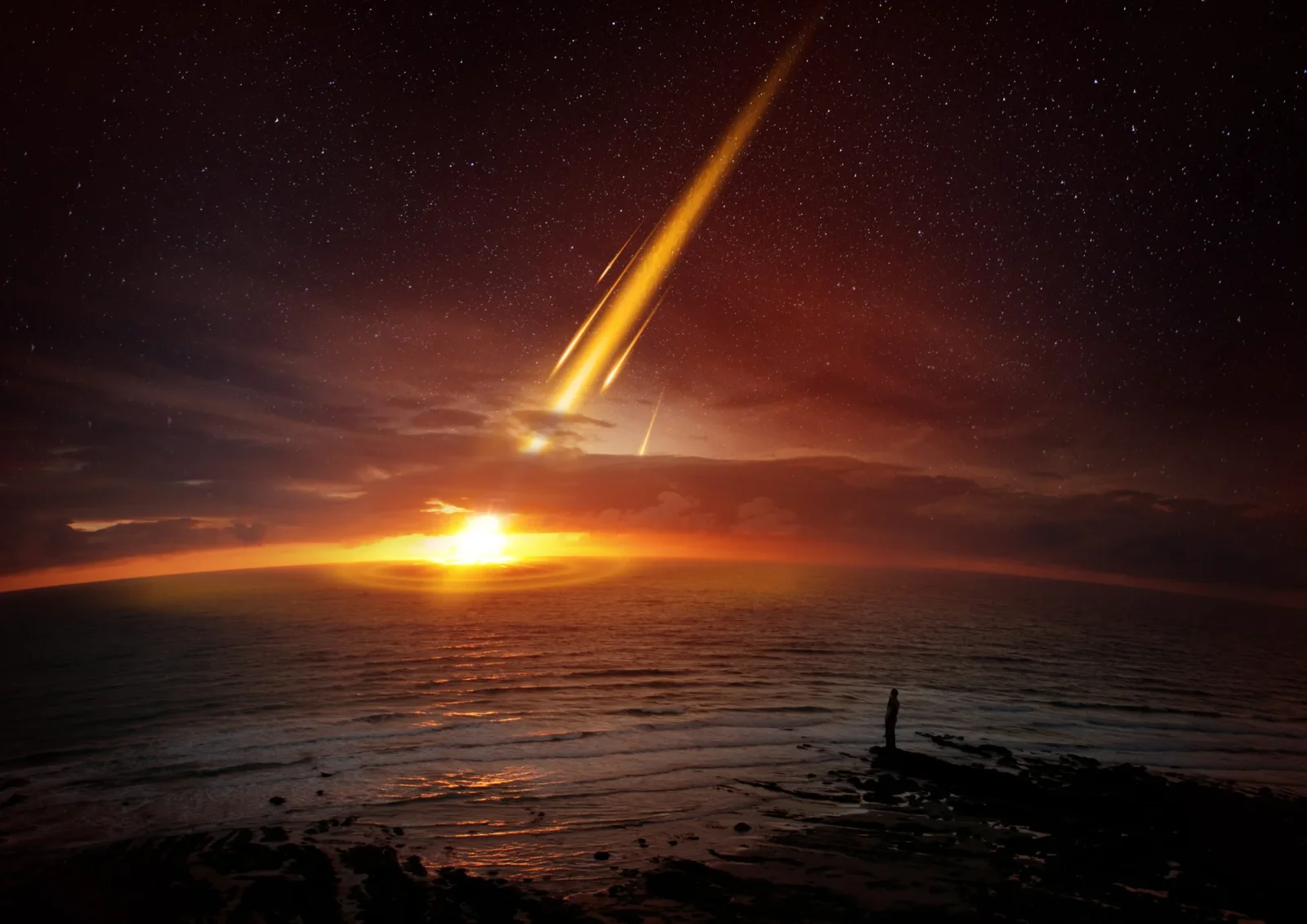 Earth’s earliest life may have begun in underground hydrothermal networks sparked by asteroid bombardment