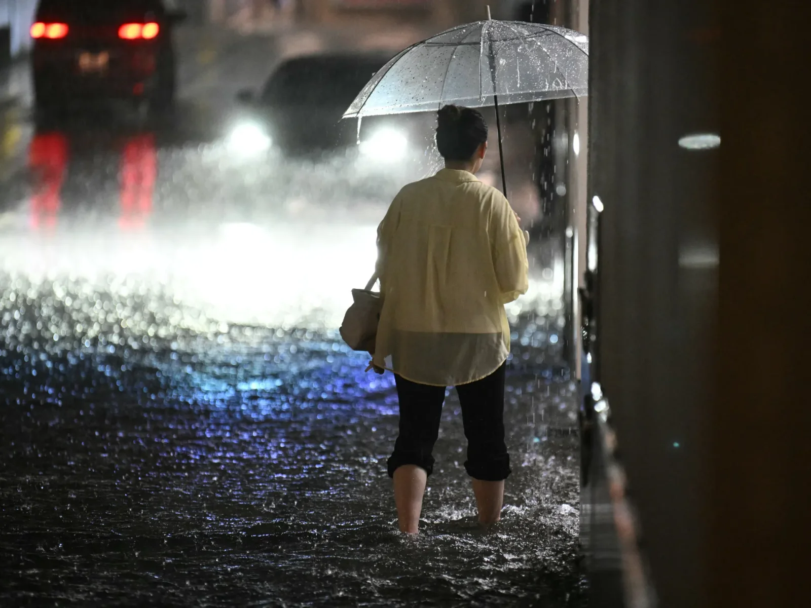 Historic rainfall hits Chiba, four dead and thousands stranded