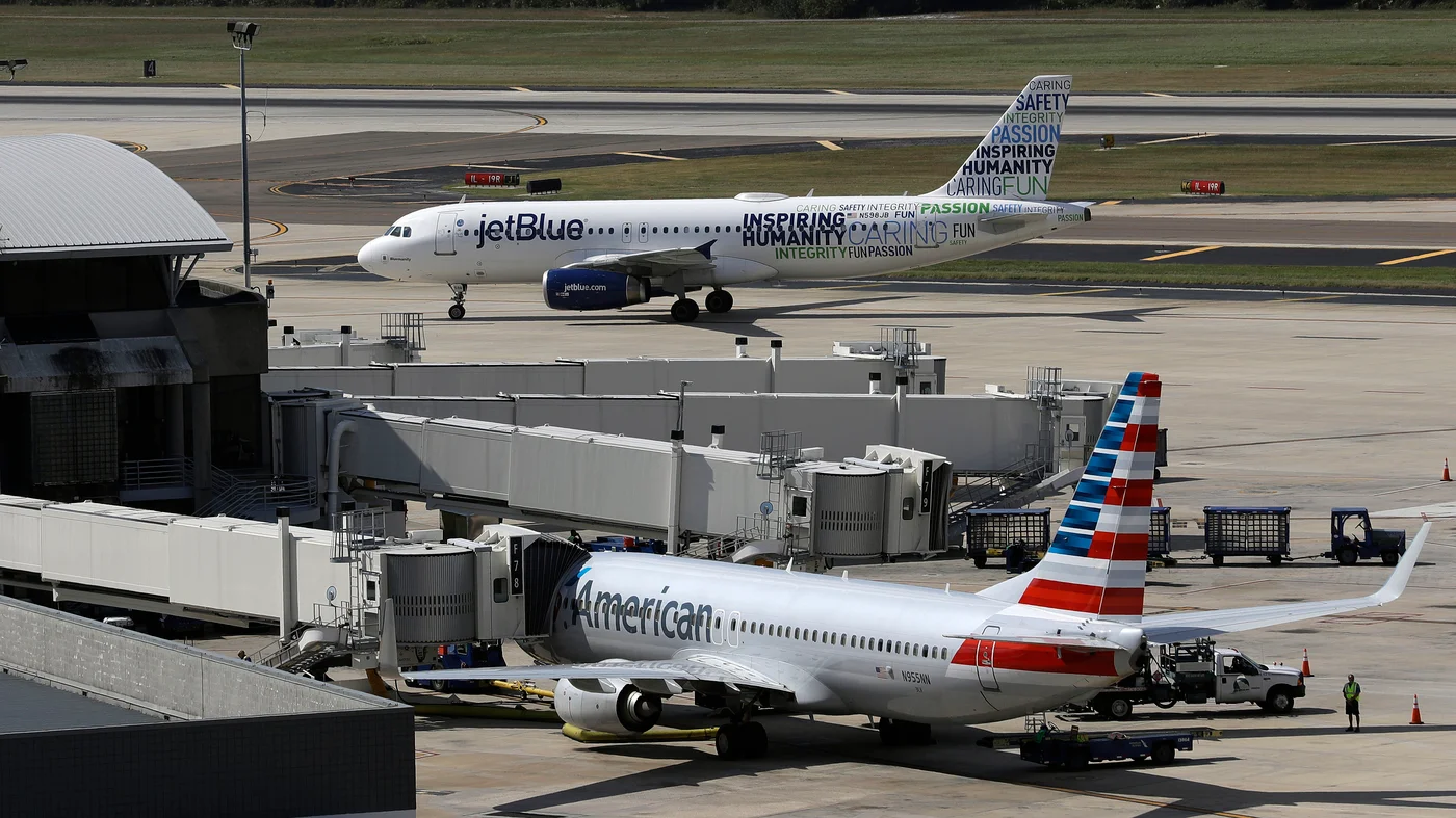 Judge rules against American Airlines and JetBlue partnership in the Northeast.