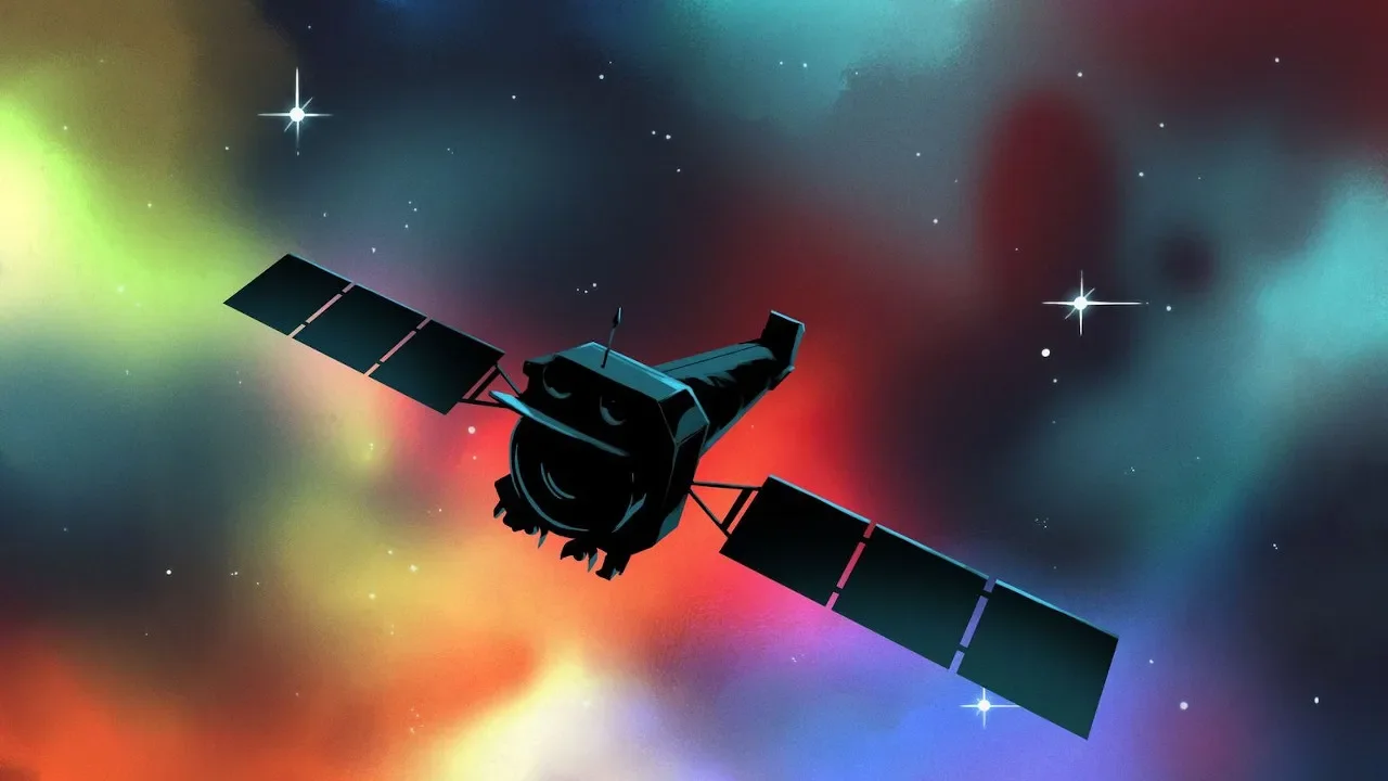 Webb’s Red Dots Point to Black Hole Feeding Inside Gas Clouds