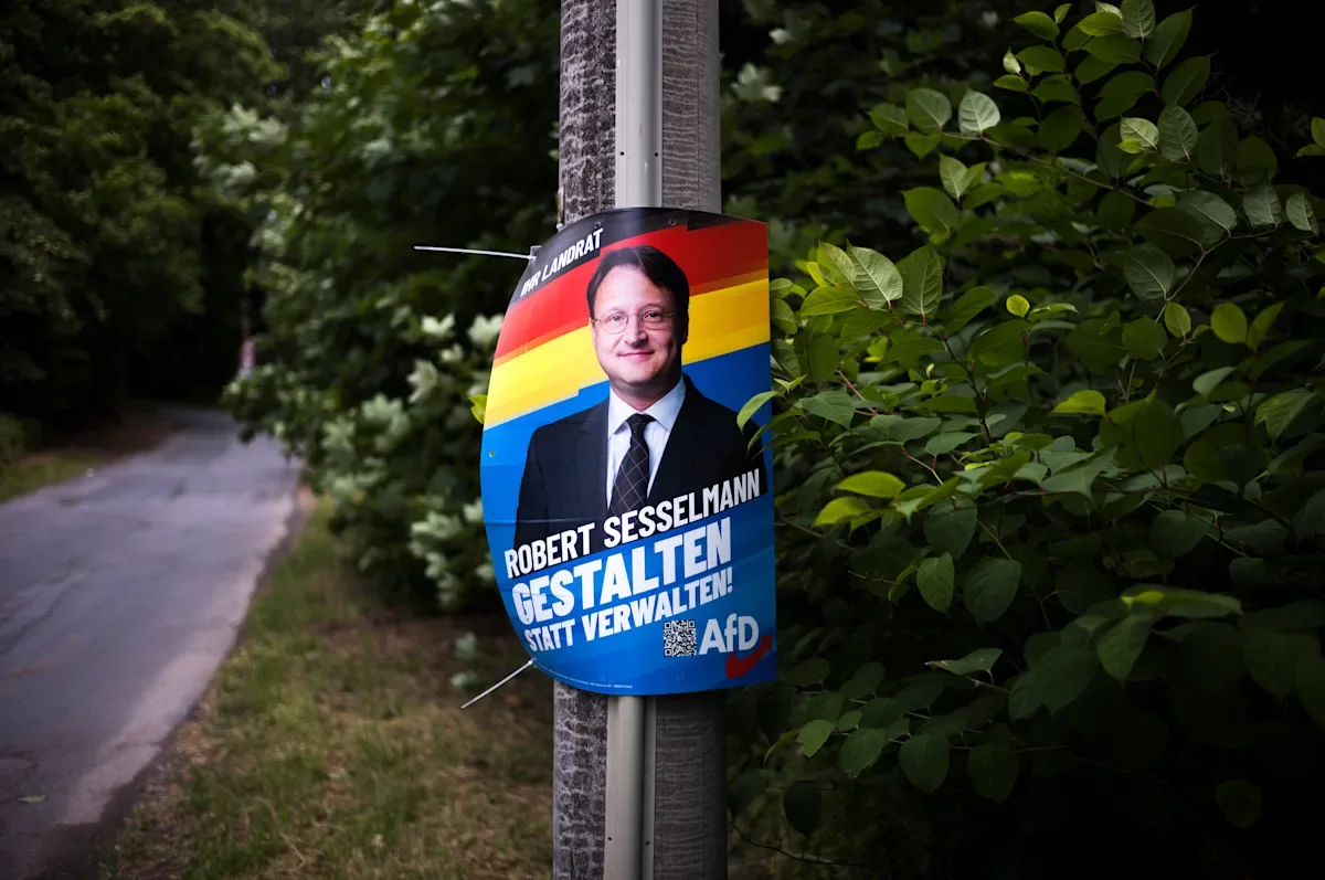 Far-right candidate's election in German county sparks Nazi-era concerns