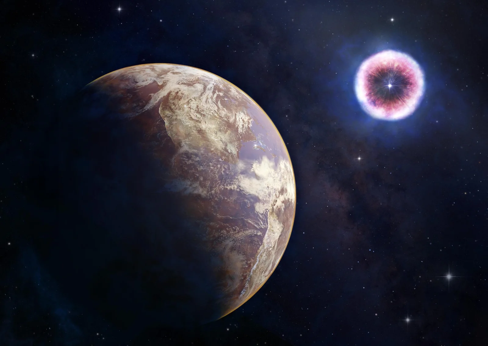 X-ray Supernova Showers Pose Planetary Threat.