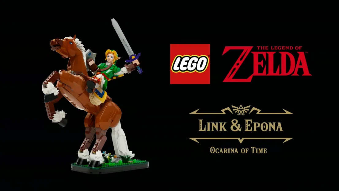 Zelda 40th lineup adds Link & Epona LEGO, playable Ocarina and more
