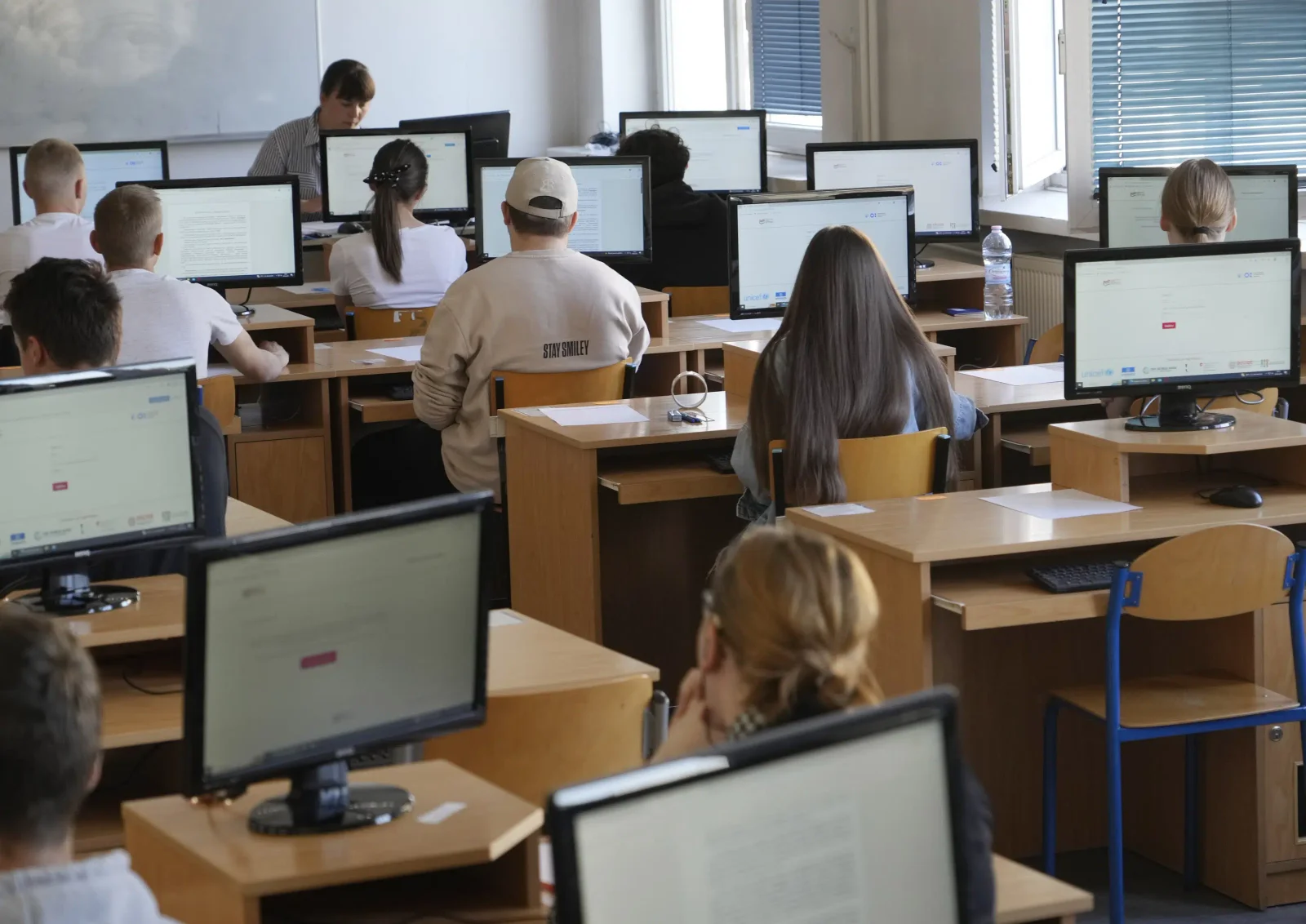 Ukrainian children's education disrupted by war, even in safe havens.
