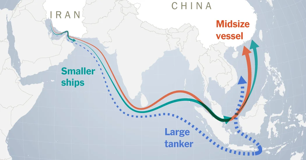 Iranian Oil Reaches Toward China Despite U.S. Blockade
