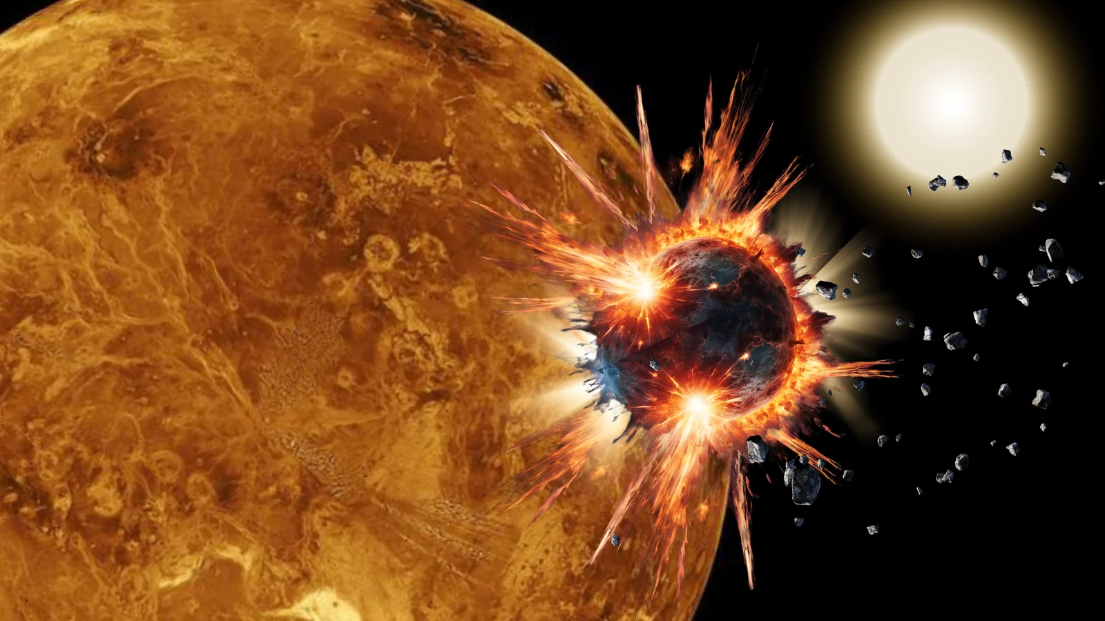Venus Likely Consumed Its Own Moon, New Simulation Indicates