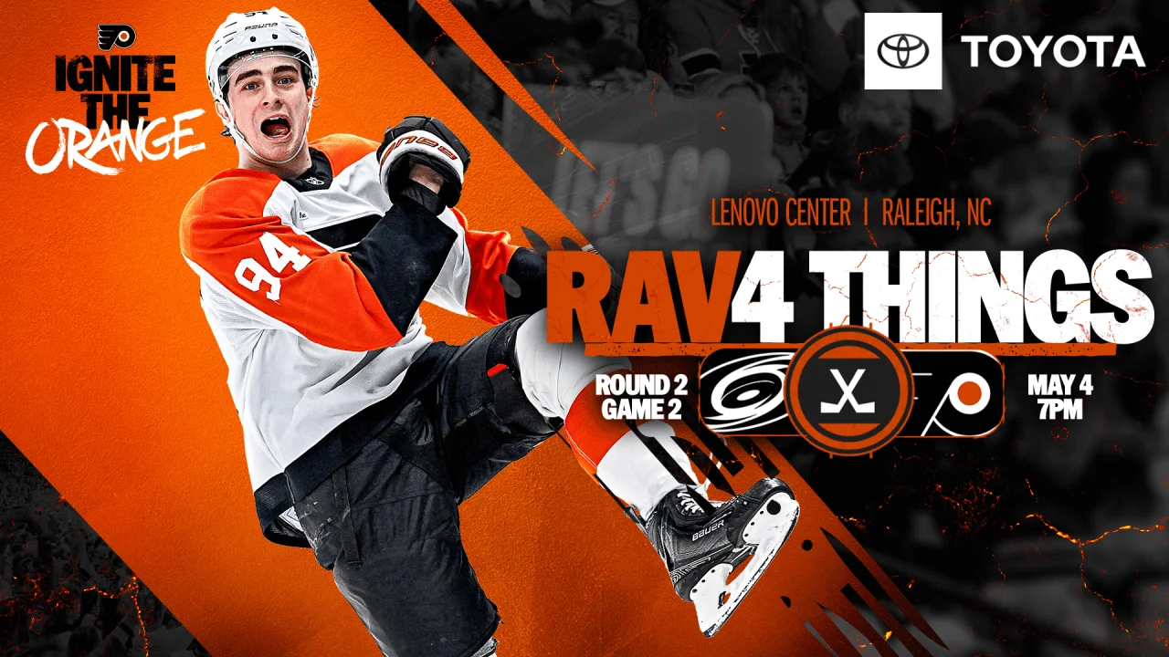 Flyers Look to Even Series in Game 2 at Hurricanes