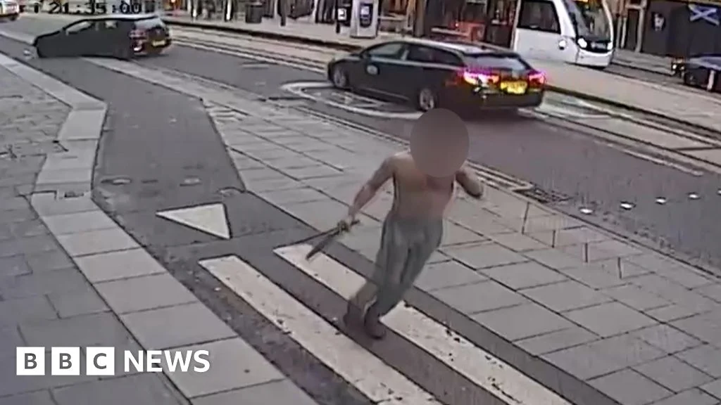 CCTV captures lead-up to arrest in Edinburgh anti-Muslim attacks
