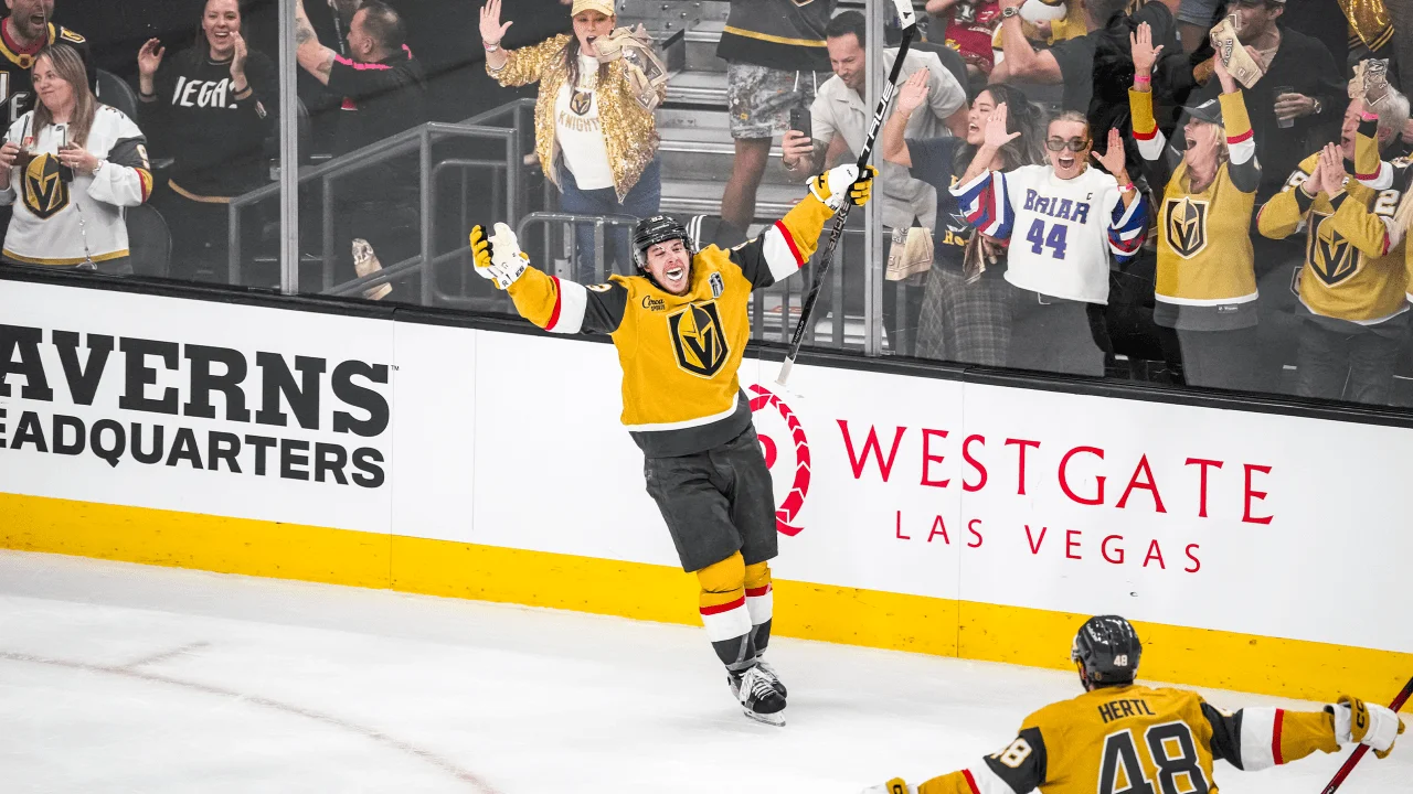 Marner's record hat trick fuels Vegas' double-OT Game 3 win