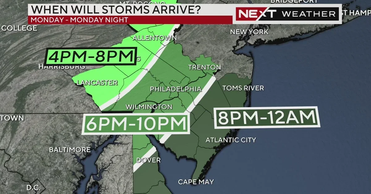 Severe Thunderstorms and Flood Watch for Philadelphia and Surrounding Areas