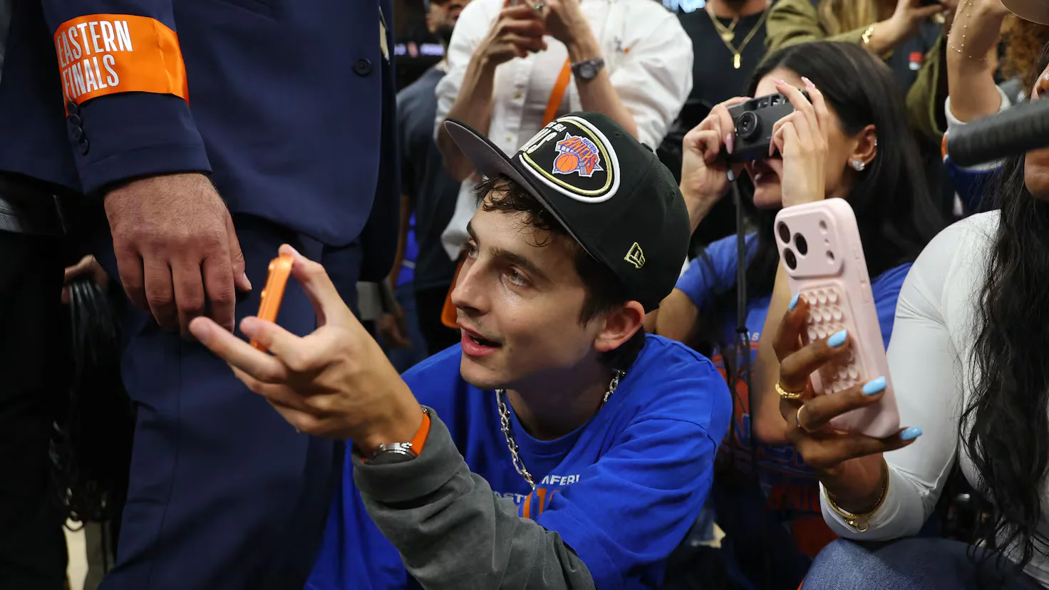 From 14 to courtside: Timothée Chalamet's enduring Knicks devotion
