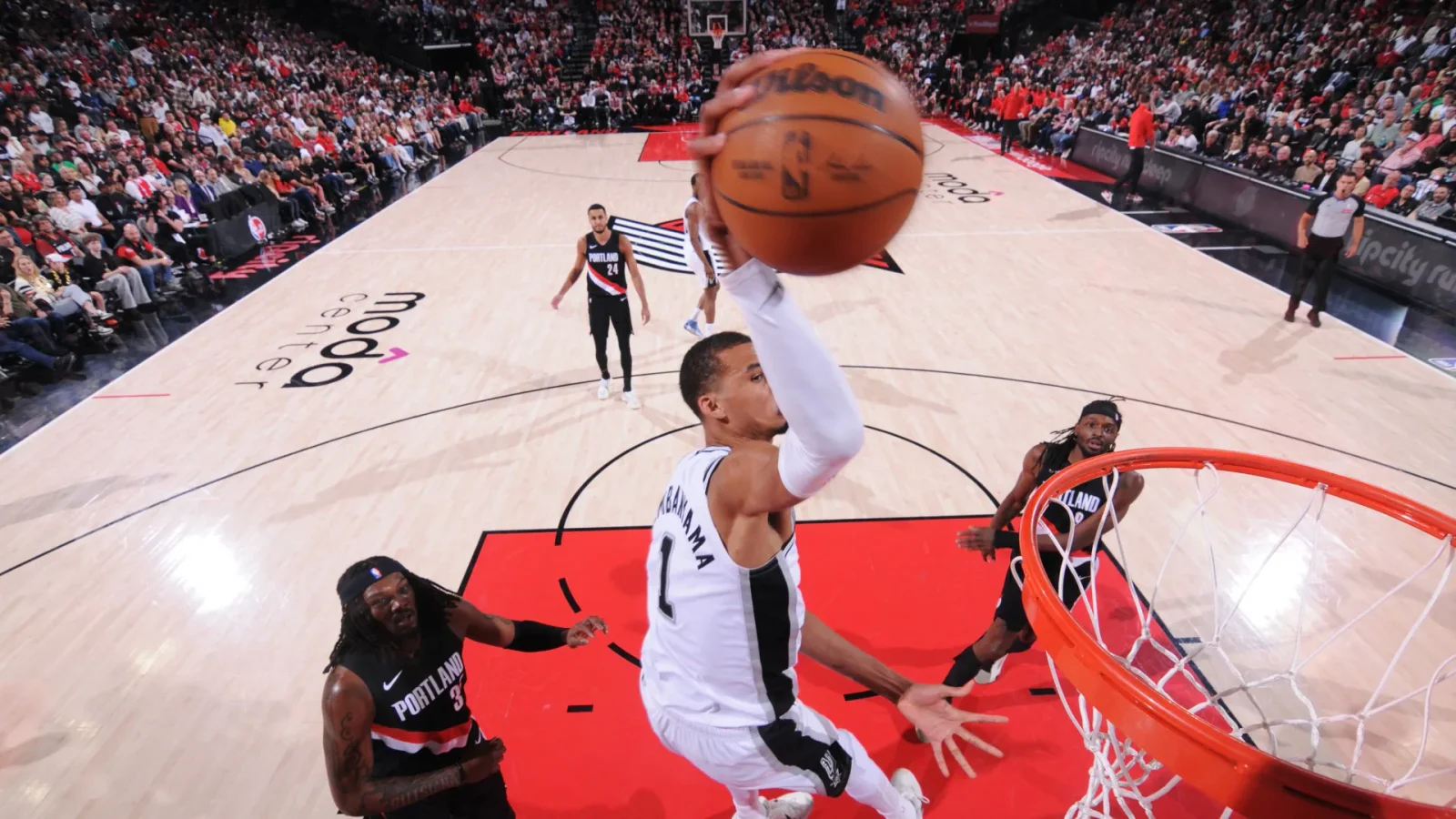 Wembanyama returns to power Spurs past Blazers, pushing series lead to 3-1