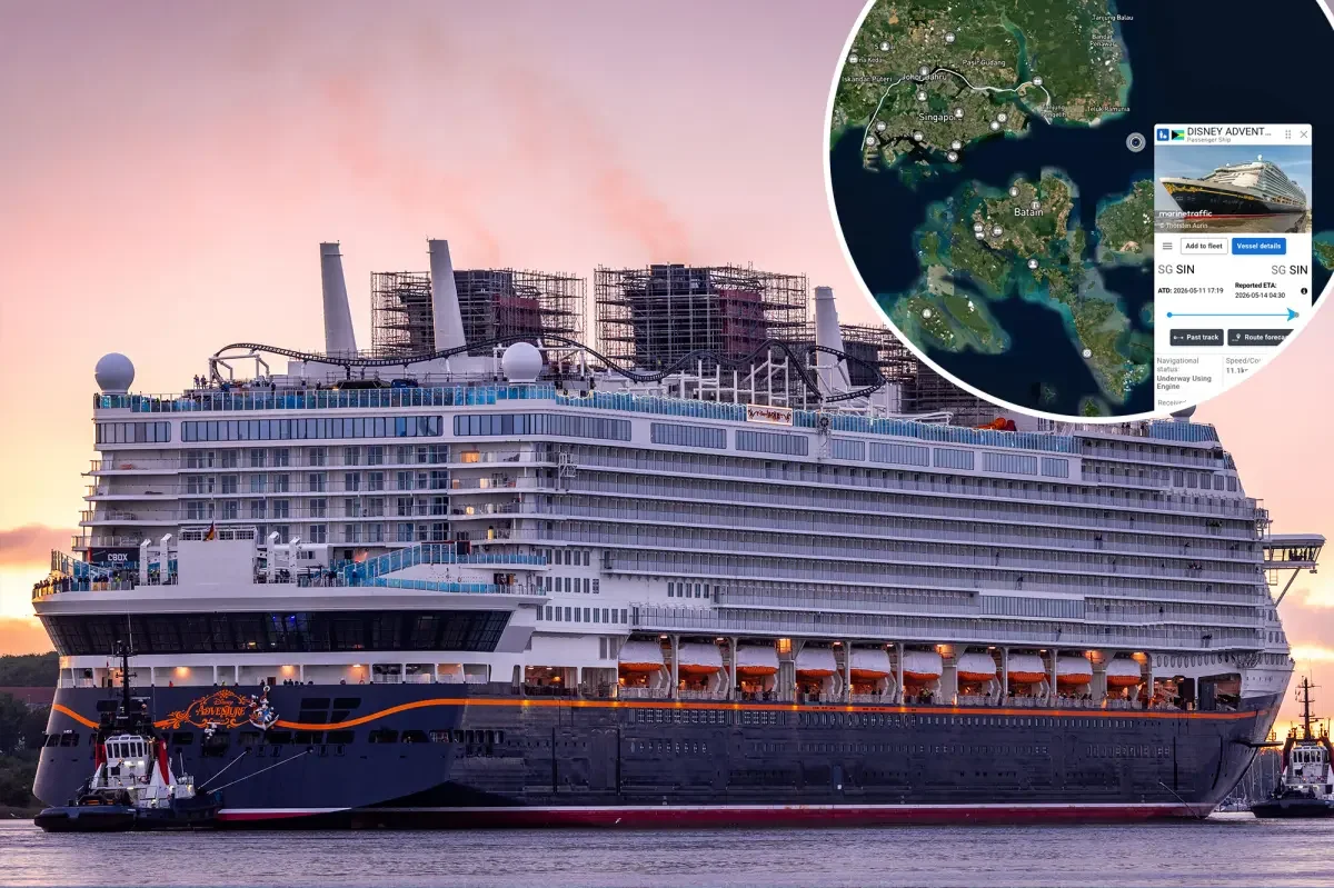 Disney Adventure halts debut voyage hours after boarding, stranding guests in Singapore