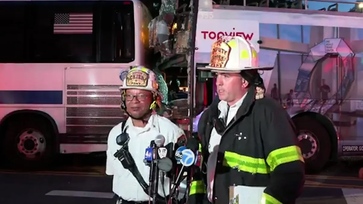Multiple Bus Crash in NYC Injures Dozens