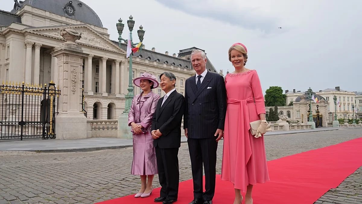 Japan's Imperial Couple Kick Off Belgium State Visit to Mark 160 Years of Ties