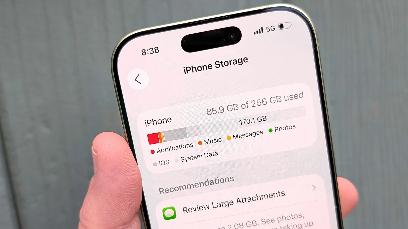 Photos and caches: two main culprits behind most phone storage woes