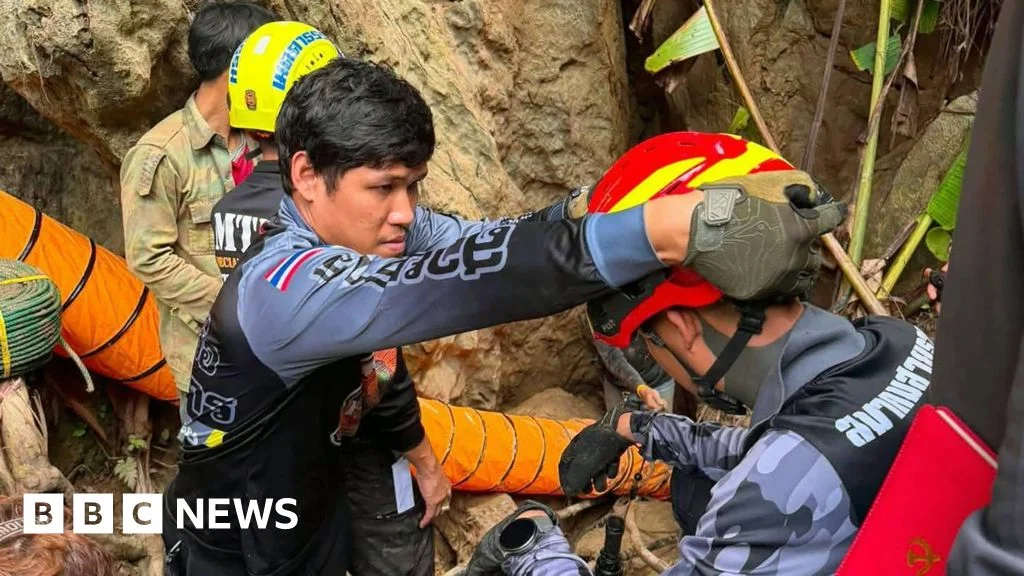 Five rescued from flooded Laos cave; two still missing